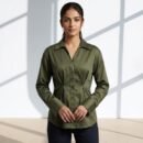 Women’s Olive Green Cotton Co-Ord Set